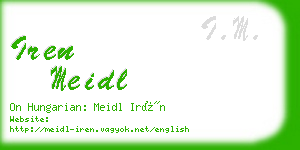 iren meidl business card